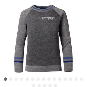 Cotopaxi Libre Sweater Dusk Gray and blue